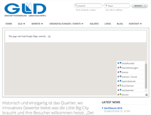 Tablet Screenshot of gld.ch